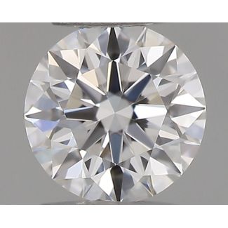 0.18 Carat Round E VVS1 EX GIA Natural Diamond