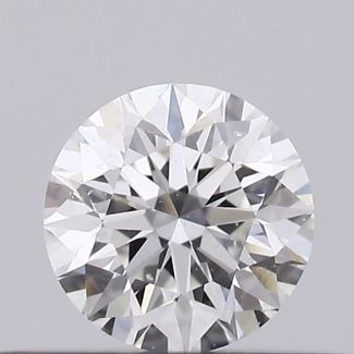 0.23 Carat Round F SI1 EX GIA Natural Diamond