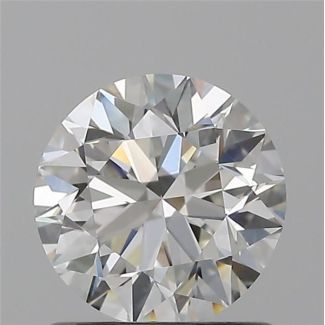 0.90 Carat Round G VVS2 VG EX GIA Natural Diamond