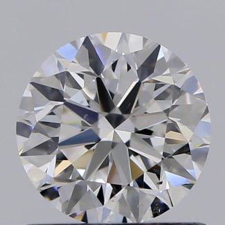 0.80 Carat Round E VS2 VG EX GIA Natural Diamond