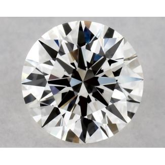 0.5 Carat Round H VVS1 EX VG GIA Natural Diamond