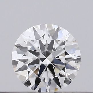 0.18 Carat Round F SI1 VG EX GIA Natural Diamond