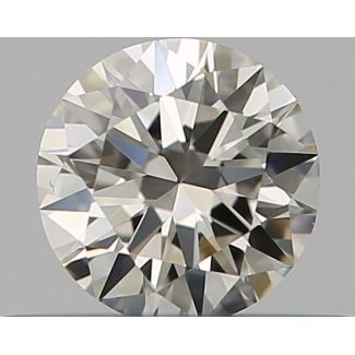 0.30 Carat Round J VS1 EX VG GIA Natural Diamond