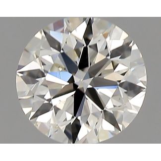 0.70 Carat Round J SI1 EX VG GIA Natural Diamond