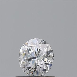 0.52 Carat Round D VS1 EX GIA Natural Diamond