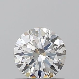 0.5 Carat Round F SI1 EX VG GIA Natural Diamond