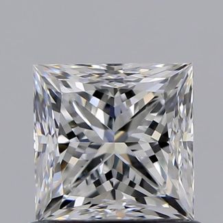 0.81 Carat Princess F VVS2 - EX VG GIA Natural Diamond