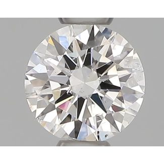 0.34 Carat Round E SI2 EX GIA Natural Diamond