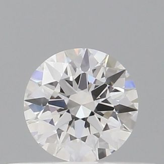 0.35 Carat Round D VVS1 EX GIA Natural Diamond