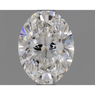 0.80 Carat Oval E SI1 - VG EX GIA Natural Diamond