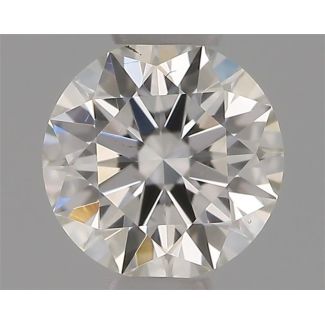 0.31 Carat Round H SI1 EX GIA Natural Diamond