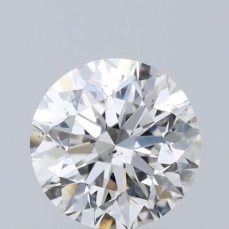 0.8 Carat Round H SI1 EX VG GIA Natural Diamond