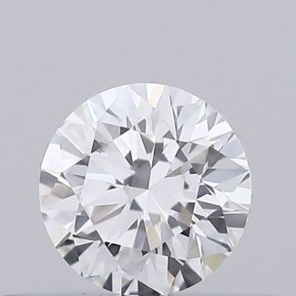 0.24 Carat Round E VVS2 EX GIA Natural Diamond