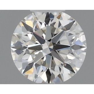 0.3 Carat Round I VVS2 VG EX GIA Natural Diamond