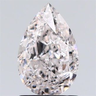 1.56 Carat Pear Faint Pink SI1 - VG GIA Natural Diamond