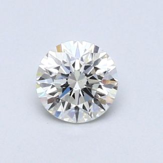 0.46 Carat Round I SI1 VG EX GIA Natural Diamond