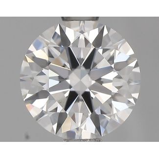 1.00 Carat Round E VS1 EX VG GIA Natural Diamond