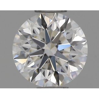 0.46 Carat Round F VS2 EX GIA Natural Diamond