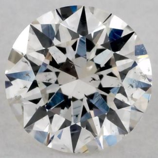 0.41 Carat Round H SI1 EX VG GIA Natural Diamond