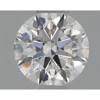 0.32 Carat Round E SI2 EX GIA Natural Diamond