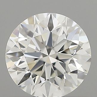 0.46 Carat Round F VVS1 EX GIA Natural Diamond