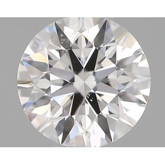 0.3 Carat Round D SI1 EX VG GIA Natural Diamond