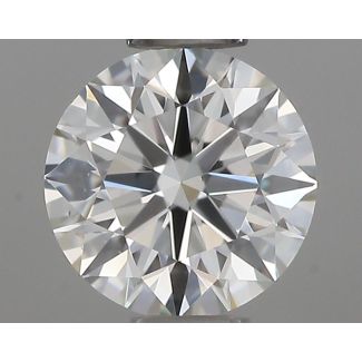 0.4 Carat Round H VS1 EX IGI Natural Diamond