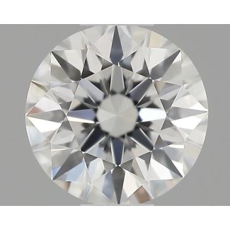 0.35 Carat Round F VVS1 EX GIA Natural Diamond