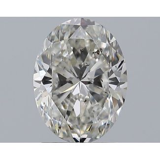 2.01 Carat Oval G SI2 - EX GIA Natural Diamond