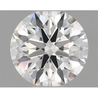 0.32 Carat Round I VVS1 EX GIA Natural Diamond