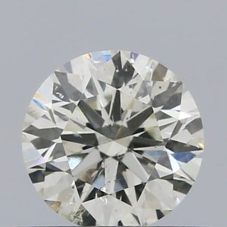 0.46 Carat Round H SI1 EX VG IGI Natural Diamond