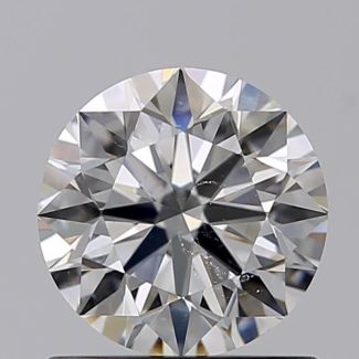 0.80 Carat Round D SI1 EX GIA Natural Diamond