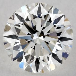 0.23 Carat Round H VVS1 VG EX GIA Natural Diamond