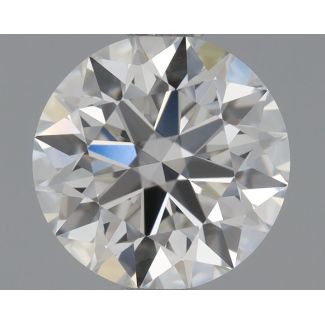 0.9 Carat Round F VVS1 EX GIA Natural Diamond