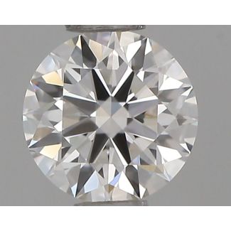 0.47 Carat Round G VVS2 EX GIA Natural Diamond