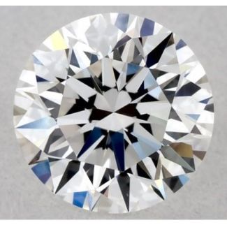 0.35 Carat Round E VVS1 EX VG GIA Natural Diamond