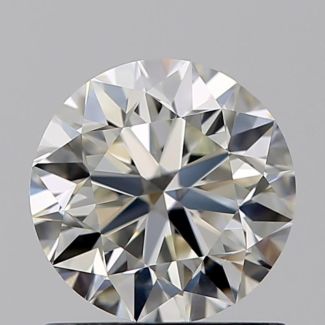 0.90 Carat Round J SI1 VG EX GIA Natural Diamond