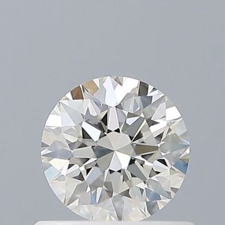 0.54 Carat Round H IF EX IGI Natural Diamond