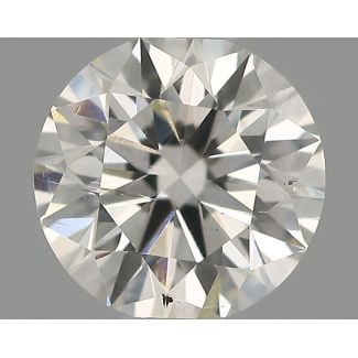 0.48 Carat Round H SI2 EX VG IGI Natural Diamond