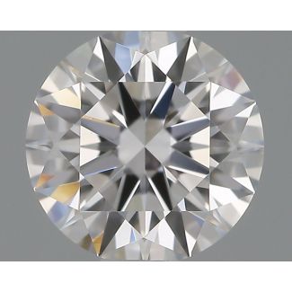 0.56 Carat Round D VVS2 EX GIA Natural Diamond