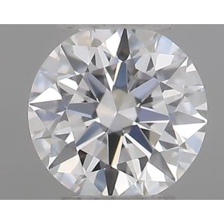 0.23 Carat Round E VVS2 EX GIA Natural Diamond