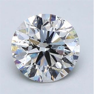 1.51 Carat Round I SI2 EX GIA Natural Diamond