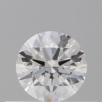 0.34 Carat Round D VVS1 EX GIA Natural Diamond