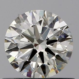 0.54 Carat Round K SI1 VG GIA Natural Diamond