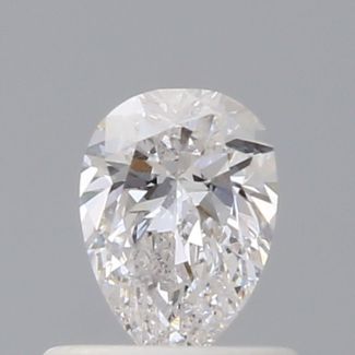 0.50 Carat Pear D VS2 - VG G GIA Natural Diamond