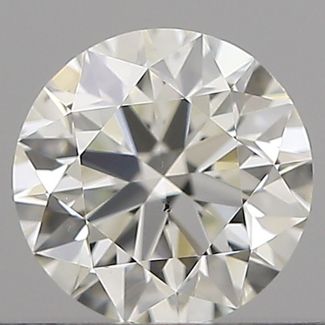 0.51 Carat Round H VS2 VG EX IGI Natural Diamond