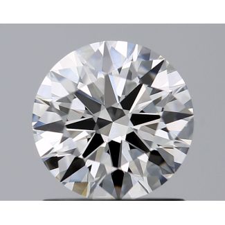 1.07 Carat Round H VVS2 EX GIA Natural Diamond