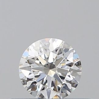 0.31 Carat Round F VS1 EX VG GIA Natural Diamond