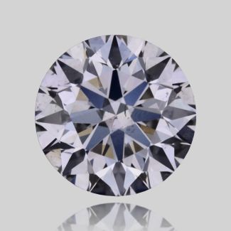 0.56 Carat Round G SI2 EX GIA Natural Diamond