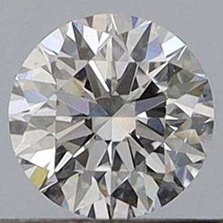 0.42 Carat Round E VS2 EX GIA Natural Diamond